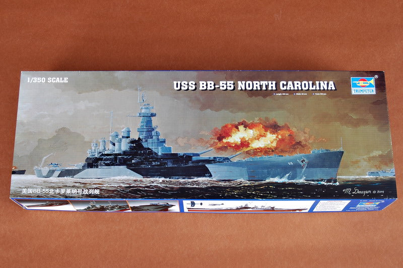 Trumpeter USS BB-55 North Carolina battleship 05303 1:350