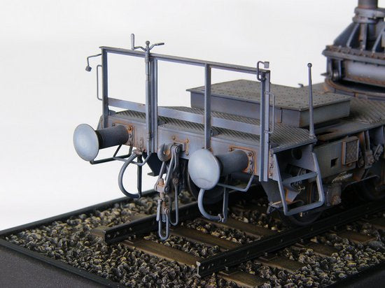 Trumpeter 00209 Morser Karl-Gerat 040/041 on railway transport carrier 1:35