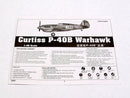 Trumpeter 02807 Curtiss P-40B Warhawk (Tomahawk MKIIA) 1:48