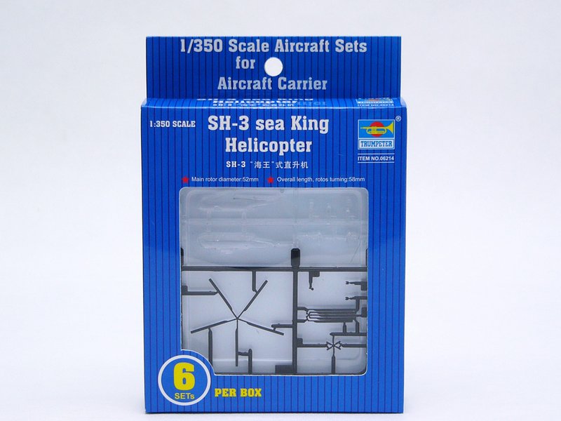 Trumpeter SH-3H sea King helicopter 06214 1:350