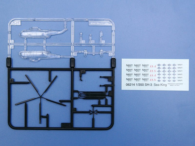 Trumpeter SH-3H sea King helicopter 06214 1:350