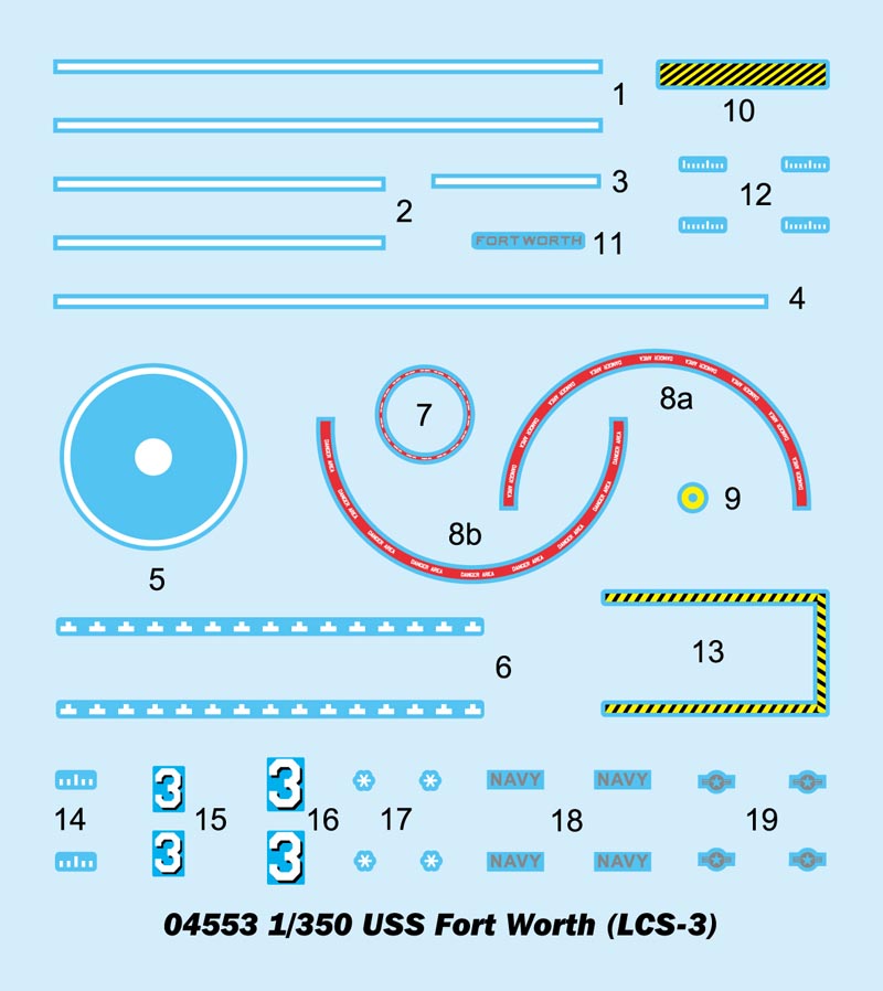 Trumpeter USS Fort Worth LCS-3 04553 1:350