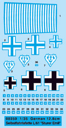 Trumpeter 00350 German 12.8cm Selbstfahrlafette L/61 "Sturer Emil" 1:35