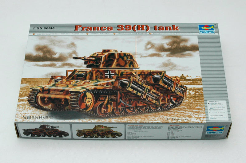 Trumpeter France 39(H) TANK SA 38 37mm gun 00352 1:35