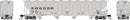 PREORDER Rapido 560005 N Procor 5820 Covered Hopper 6-Pack - Ready to Run -- Procor Ltd. UNPX (gray, low black solid lettering)