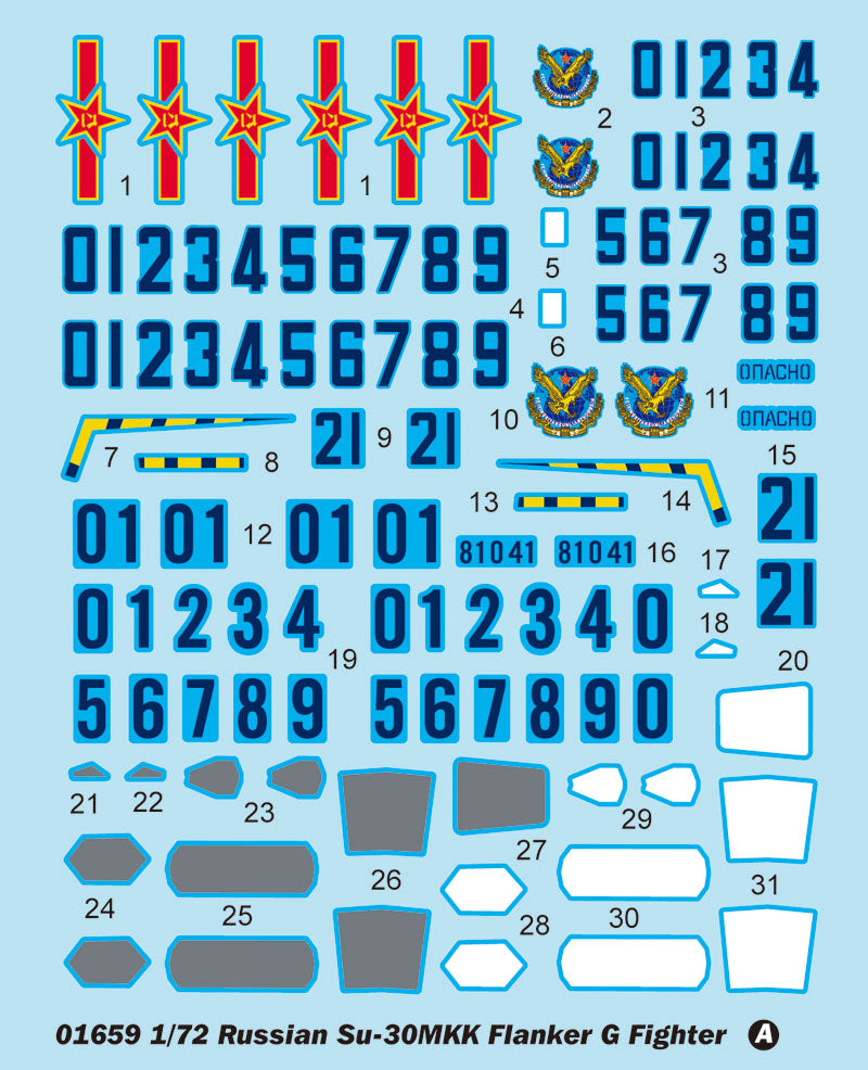 Trumpeter Russian Su-30MKK Flanker G 01659 1:72