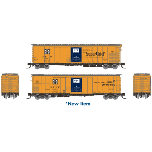 Rapido N 561011 Class RR-56 Mechanical Reefer, Santa Fe (4)