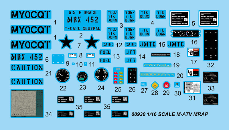 Trumpeter US M-ATV MRAP(Model kit) 00930 1:16