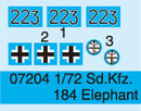 Trumpeter 07204 German Elefant tank destroyer 1:72
