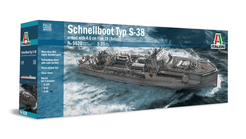 Italeri 5620 - SCALE 1 : 35 SCHNELLBOOT Typ S-38