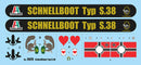 Italeri 5620 SCHNELLBOOT Typ S-38 1:35