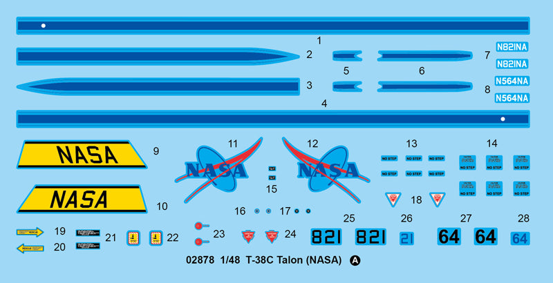 Trumpeter T-38C Talon (NASA) 02878 1:48