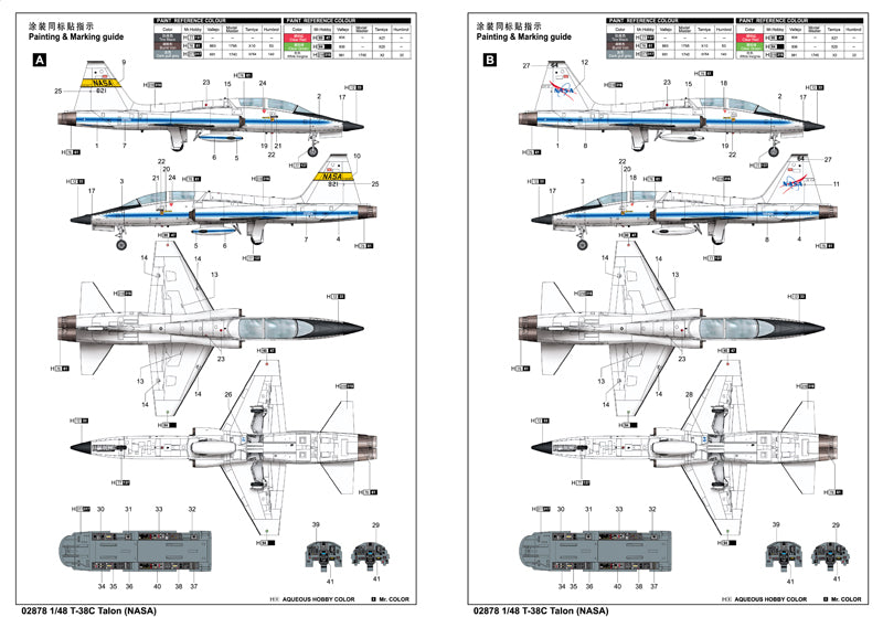 Trumpeter T-38C Talon (NASA) 02878 1:48