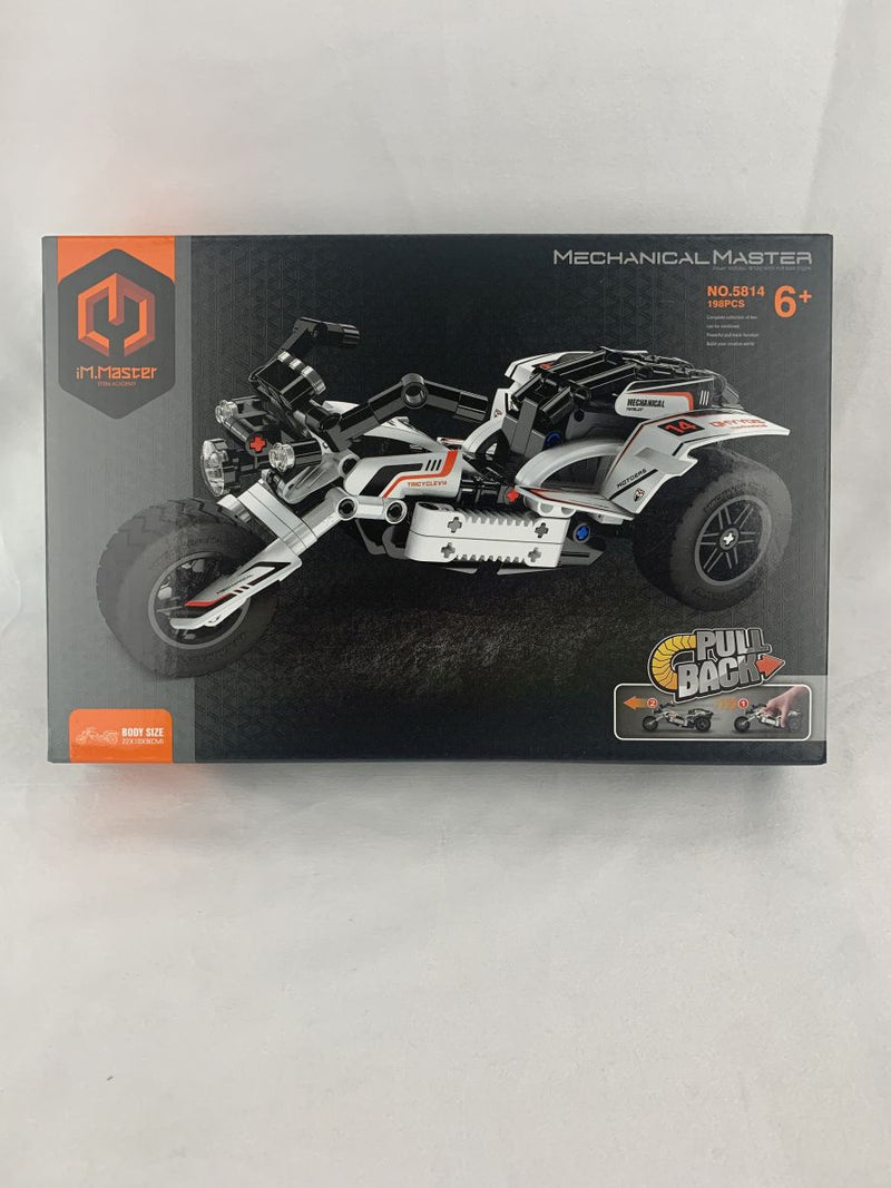 Qihui 5814 Tech Bricks Pull-Back Motorbike 198pc