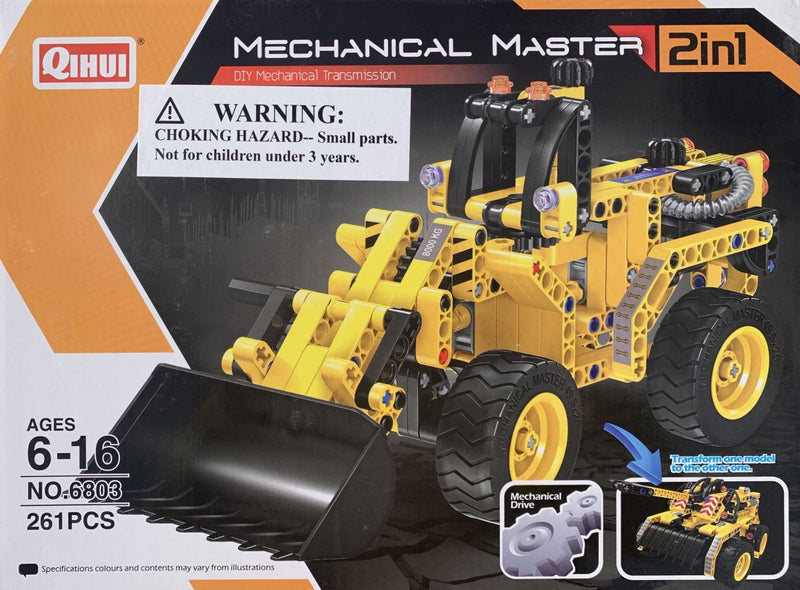 Qihui 6803 Tech Bricks R/C Bulldozer STEM 261pc