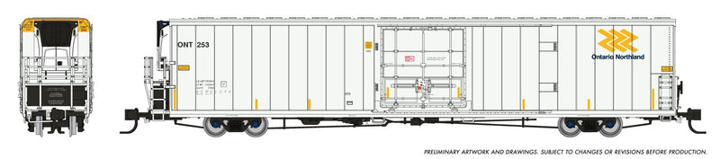 Rapido N 567007 Greenbrier 7780' Refrigerator Car Set, Ontario Northland (3-Pack)