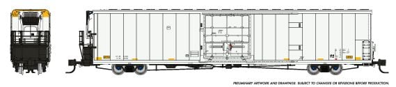 Rapido N 567099 Greenbrier 7780' Refrigerator Car, White (Data Only)