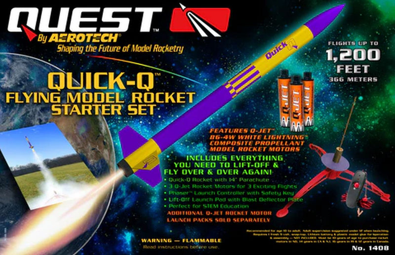 Quest 1408 Quick-Q Model Rocket Starter Set