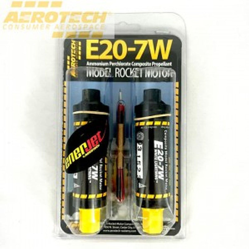 Quest 52007 E20-7W 24mm S/U Model Rocket Motors (2-Pak)