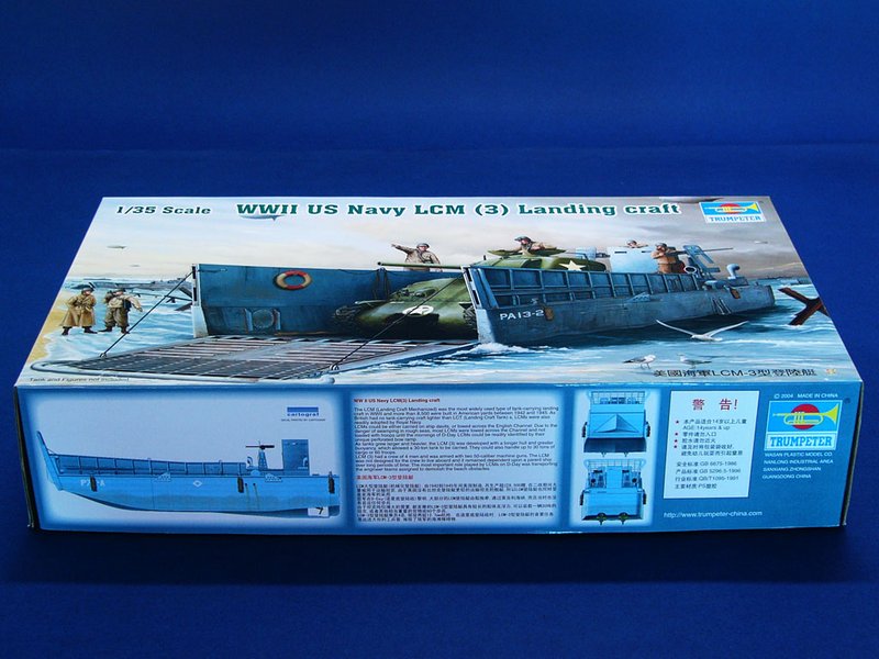 Trumpeter 00347 WWII US Navy LCM (3) Landing craft 1:35