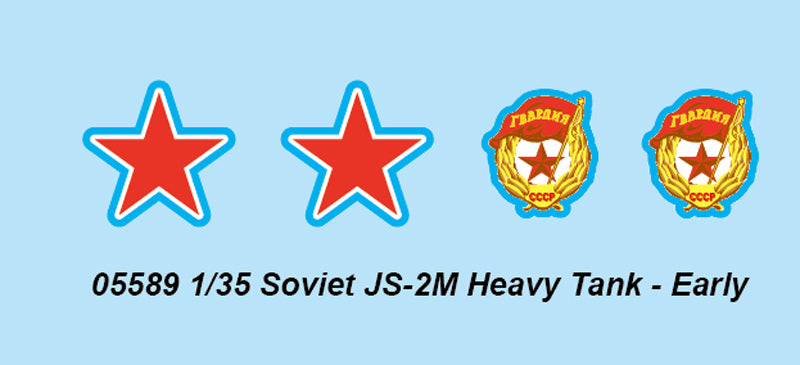 Trumpeter 05589 Soviet JS-2M Heavy Tank - Early 1:35