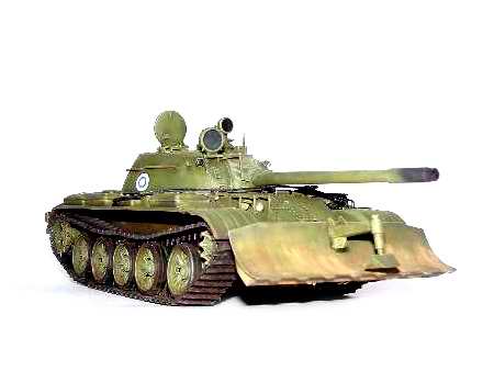 Trumpeter T-55 model 1958 with BTU-55 00313 1:35