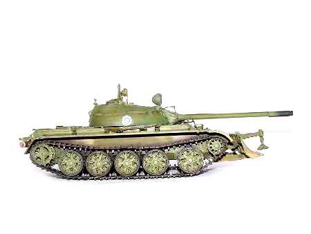 Trumpeter T-55 model 1958 with BTU-55 00313 1:35