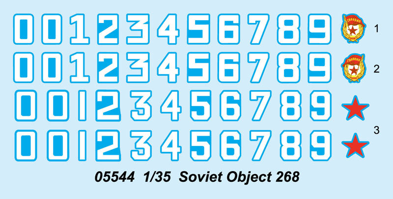 Trumpeter 05544 Soviet Object 268 1:35