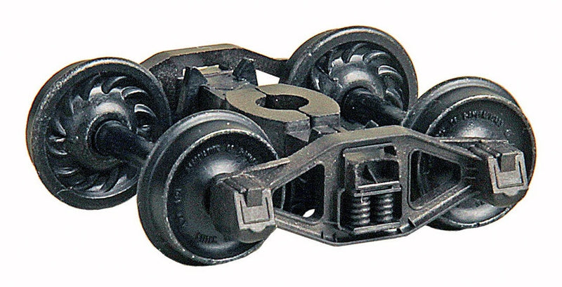 Kadee HO 572 Bettendorf T-Section "HGC" Trucks with 33" Ribbed Back Code 110 Metal Wheels (1 Pair)