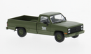 PREORDER Brekina HO 19690 1982 Chevrolet C10 Pickup Truck, Assembled, U.S. Army (green)