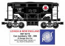 Ready Made Trains O 96779 Ore Car, Lehigh & New England