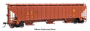 Walthers Mainline HO 910-49064 57' Trinity 4750 3-Bay Covered Hopper, Allied Enterprises