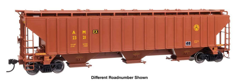 PREORDER Walthers Mainline HO 910-49064 57' Trinity 4750 3-Bay Covered Hopper, Allied Enterprises