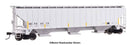 PREORDER Walthers Mainline HO 910-49080 57' Trinity 4750 3-Bay Covered Hopper, General Electric WCFX