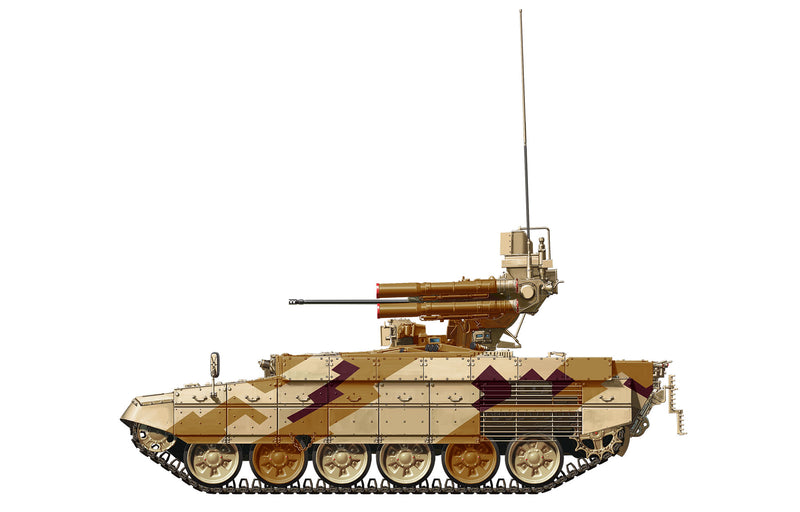 Meng-Model TS-010 RUSSIAN “TERMINATOR” FIRE SUPPORT COMBAT VEHICLE BMPT w/KMT-8 MINE CLEANING SYSTEM & EMT ELECTROMAGNETIC COUNTERMINE SYSTEM 1:35