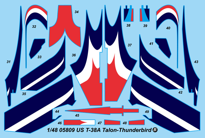 Trumpeter US T-38A Talon - Thunderbird 05809 1:48