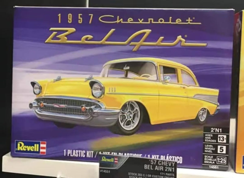 Revell 14551 57 Chevy Bel Air 2n1 Skill 5