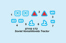 Trumpeter 07110 Soviet Voroshilovets Tractor 1:72
