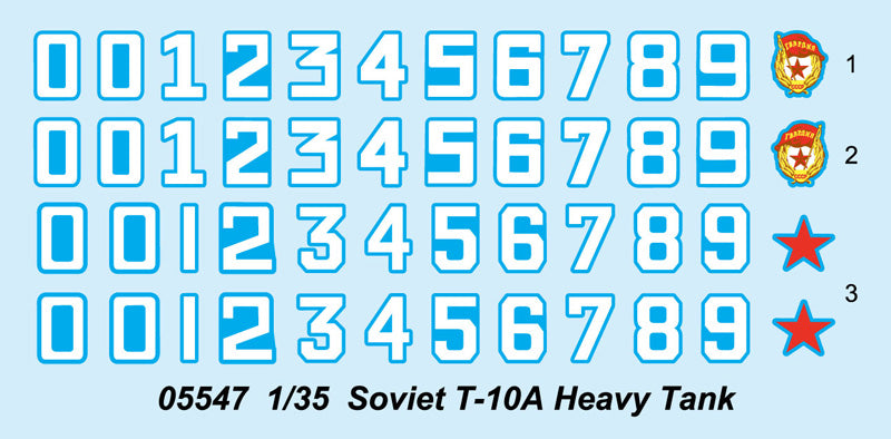 Trumpeter 05547 Soviet T-10A Heavy Tank 1:35