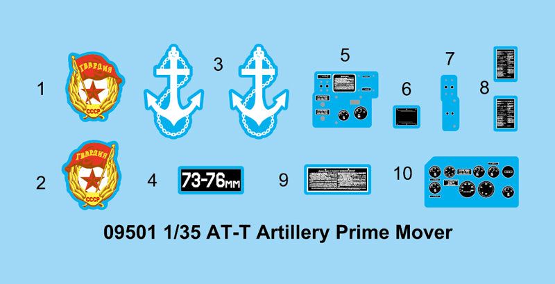 Trumpeter AT-T Artillery Prime Mover 09501 1:35