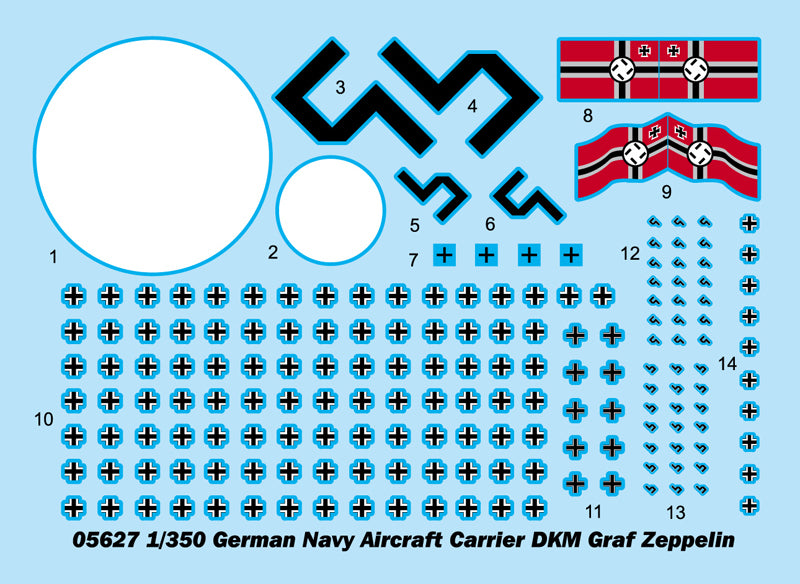 Trumpeter German Navy Aircraft Carrier DKM Graf Zeppelin 05627 1:350