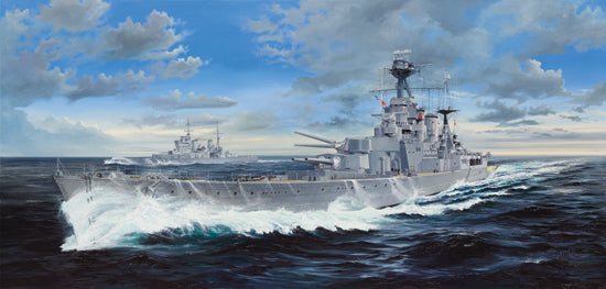 Trumpeter 03710 HMS Hood Battle Cruiser 1:200
