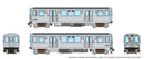 PREORDER Rapido N 588002 CTA 2600 Budd Series L Car Set, Chicago Transit Authority As Delivered (2-Pack)