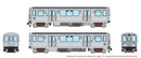 PREORDER Rapido N 588505 CTA 2600 Budd Series L Car Set, Chicago Transit Authority Circle Logo (2-Pack) (DCC & Sound Equipped)