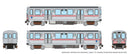 PREORDER Rapido N 588506 CTA 2600 Budd Series L Car Set, Chicago Transit Authority Work Motor (2-Pack) (DCC & Sound Equipped)