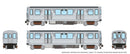 PREORDER Rapido N 588009 CTA 2600 Budd Series L Car Set, Chicago Transit Authority Unlettered (2-Pack)