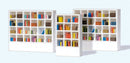 Preiser HO 17243 Books & Bookshelves