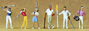 Preiser N 93N 79072 Recreation & Sports, Golfers (6)