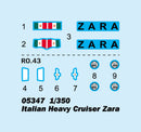 Trumpeter 05347 Italian Heavy Cruiser Zara 1:350