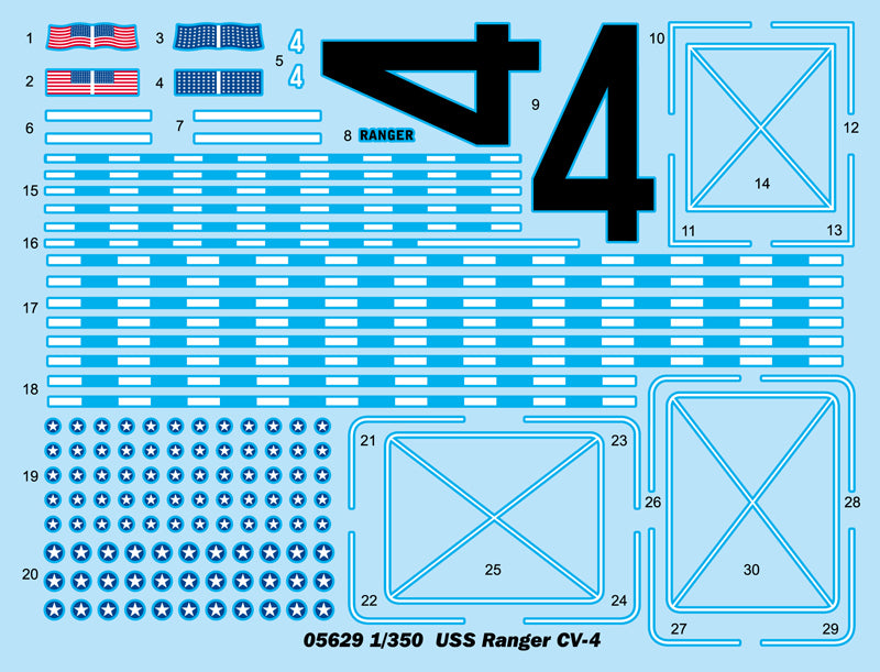 Trumpeter USS Ranger CV-4 05629 1:350